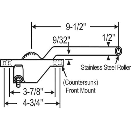 Strybuc Single Arm Casement Operator 36-433-3
